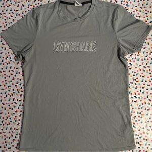 Grey Gymshark fitted t-shirt